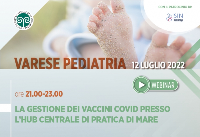 VARESE PEDIATRIA - La gestione dei vaccini Covid presso l Hub Centrale di Pratica di Mare